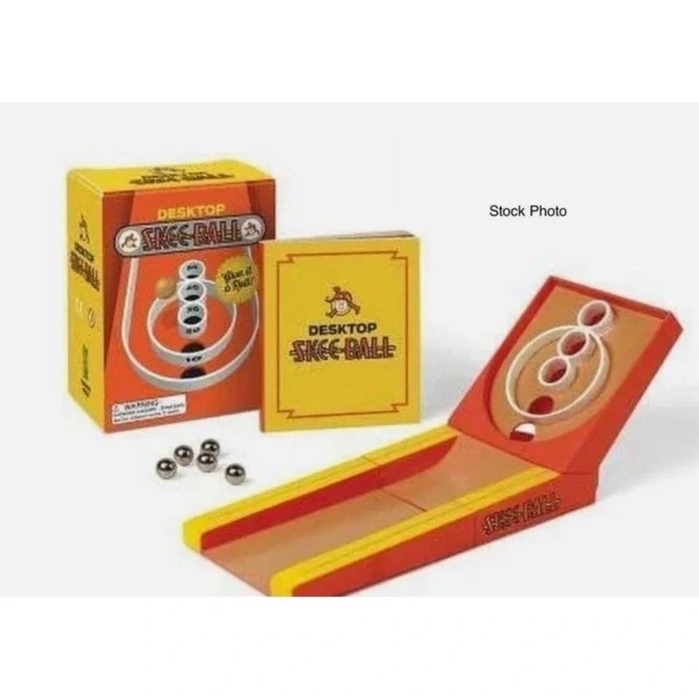 Desktop Skee-Ball: Give it a roll! by Running Press (English) Hardcover Book New
